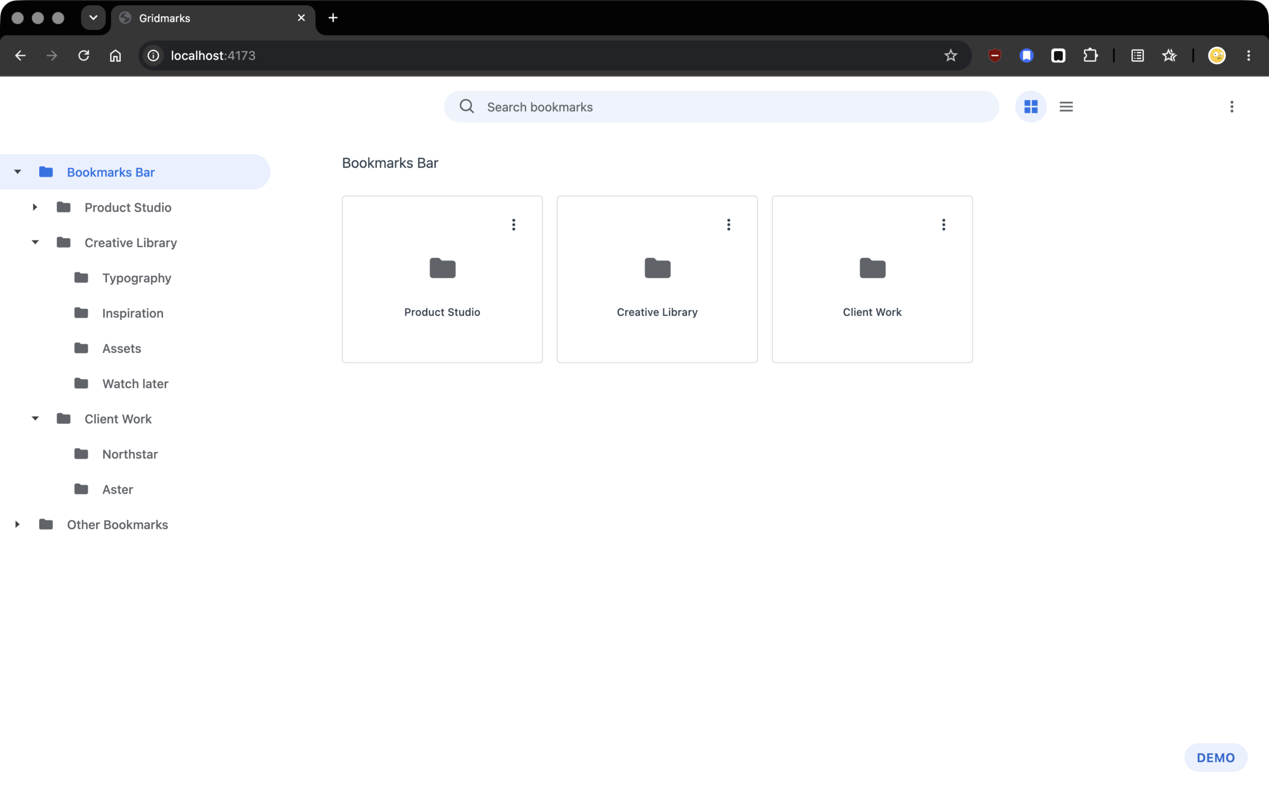 The folder tree and breadcrumb path keep the library familiar and make it easier to move between collections.